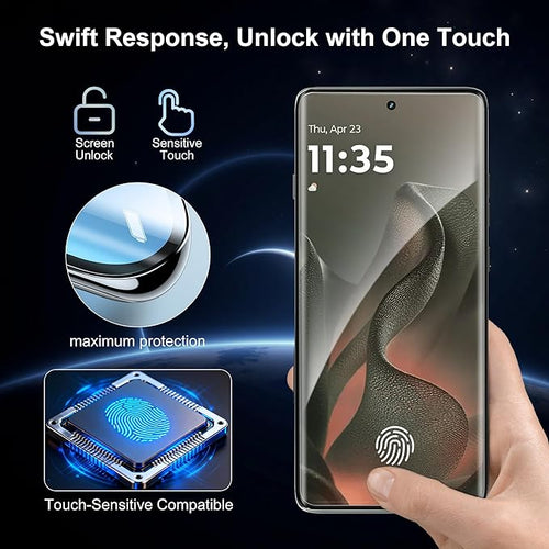 2+2 Pack for Motorola Edge 2025 Screen Protector and Camera Protectors - Image 2