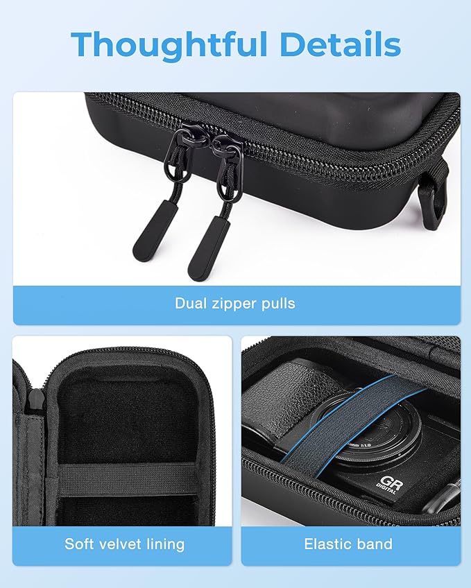 BAGSMART Digital Camera Case, Protective & Waterproof Small Camera Case - Image 6