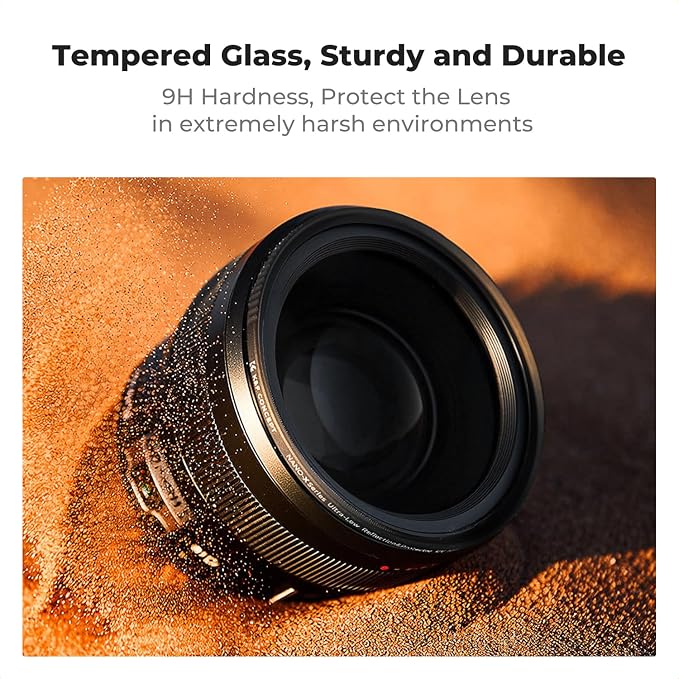 K&F CONCEPT 95mm Shockproof & Ultra Low Reflectivity MCUV Lens Protection Filter - Image 3