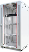 22U Wall Mount Server Rack Cabinet – 19" Network Rack Enclosure, PDU & 2 Shelves by SYSRACKS