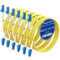 SpeedyCables- OS2 LC to LC Single Mode Fiber Patch Cable 5M/16ft 6-Pack by SpeedyCables
