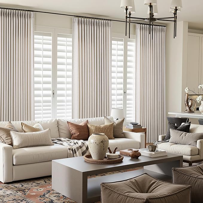 Memory Trained Pinch Pleated Curtains 102 Inches Long, Viral Linen Pinch Pleat - Image 4