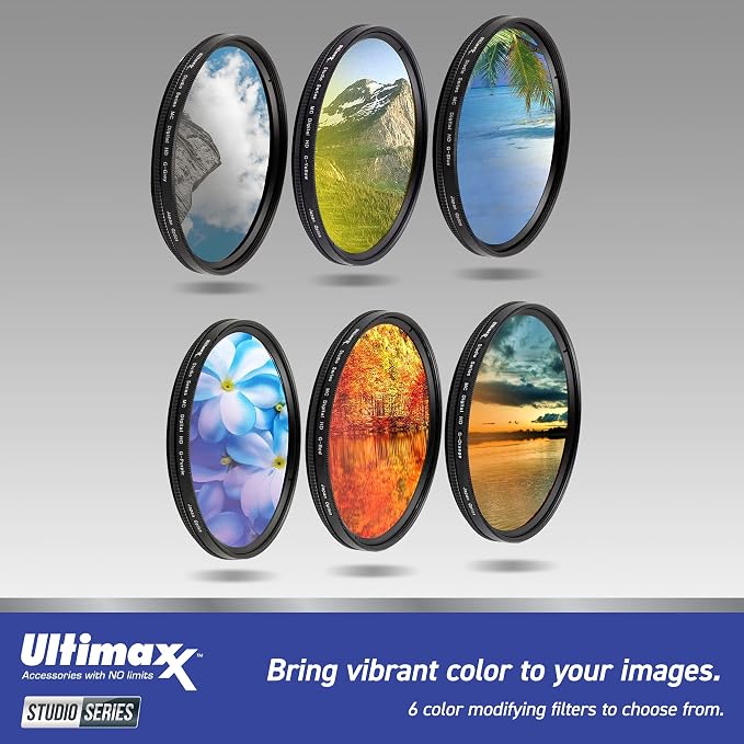 62MM Ultimaxx Professional Six Piece Gradual Color Filter Kit - Image 2