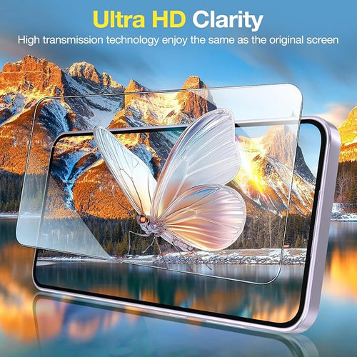 2+2 Pack for Samsung Galaxy A37 5G Screen Protector & Camera Lens Protector - Image 2