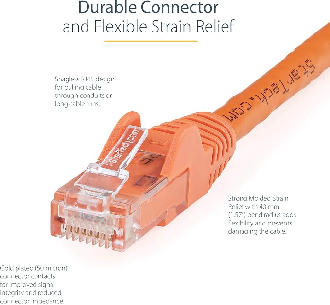 StarTech 50ft CAT6 Ethernet Cable - Image 3