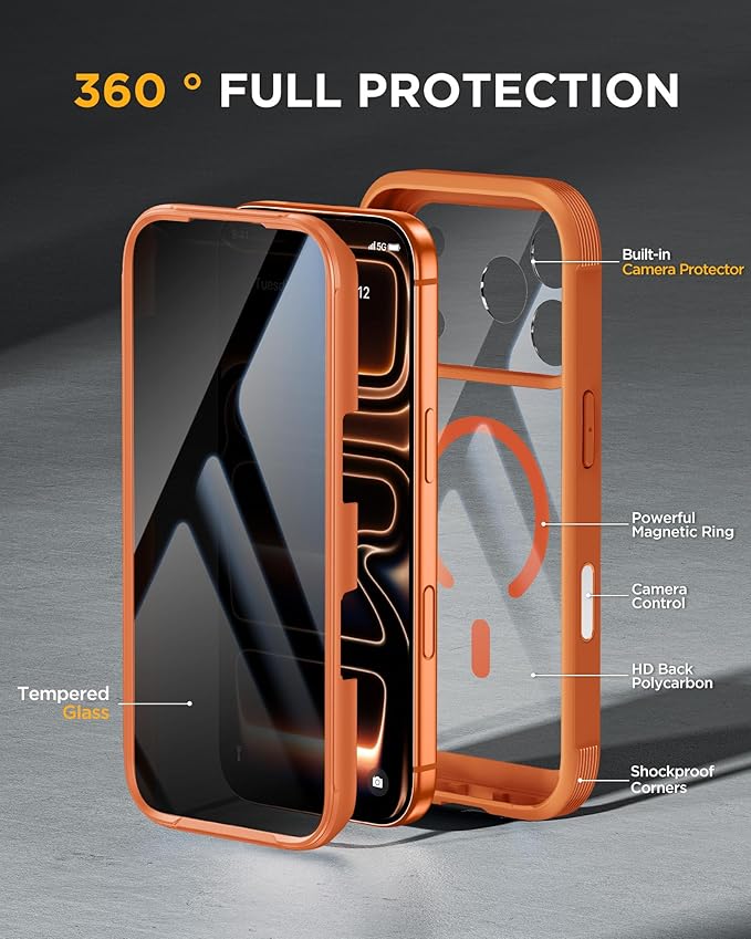 Miracase Magnetic for iPhone 17 Pro Max Case - Image 3