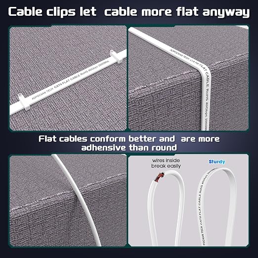 AOPOCKAN TECH Cat 8 Ethernet Cable 6 FT, Heavy Duty High Speed 40Gbps 2000Mhz - Image 5