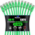 Maximm Cat 6 Ethernet Cable - 40 ft - High-Speed LAN by MaximmCable