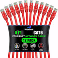 Maximm Cat 6 Ethernet Cable 8 Ft, Cat6 Cable, LAN Cable, Internet Cable and by MaximmCable