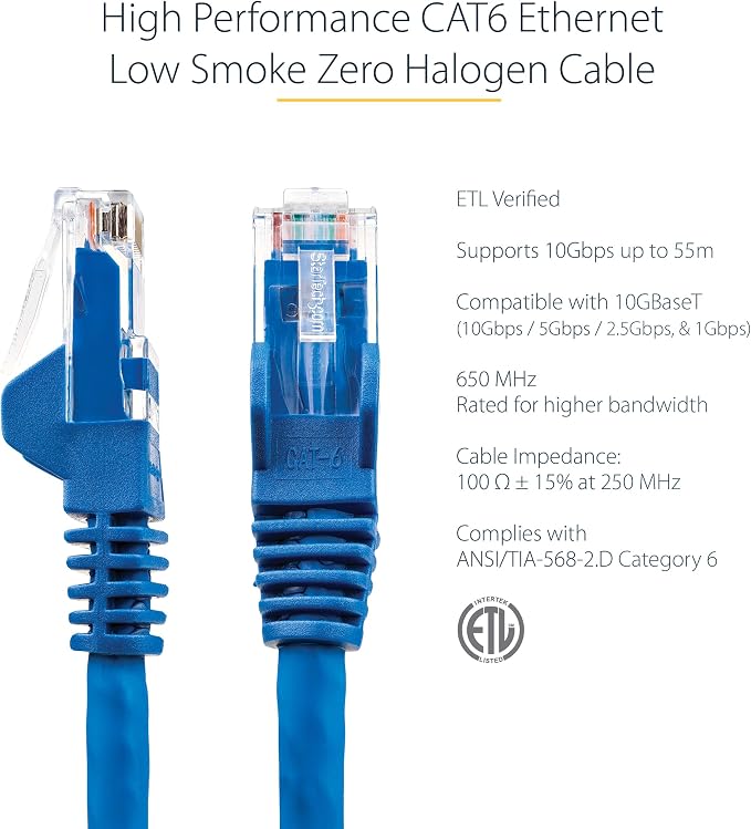 StarTech.com 35ft CAT6 Ethernet Cable - Image 4
