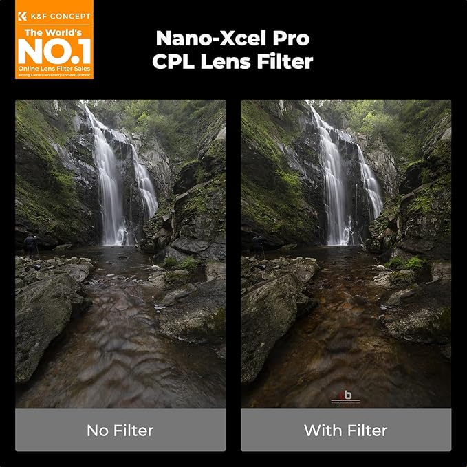 K&F CONCEPT 52mm Circular Polarizers Filter Super Slim - Image 2