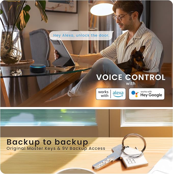 Lockly Vision Smart Lock with HD Video Doorbell, Fingerprint Door Lock - Image 10