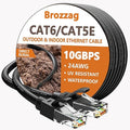 Ethernet Cable 35ft For Cat6/Cat5E, 10Gbps Compatible by Brozzag