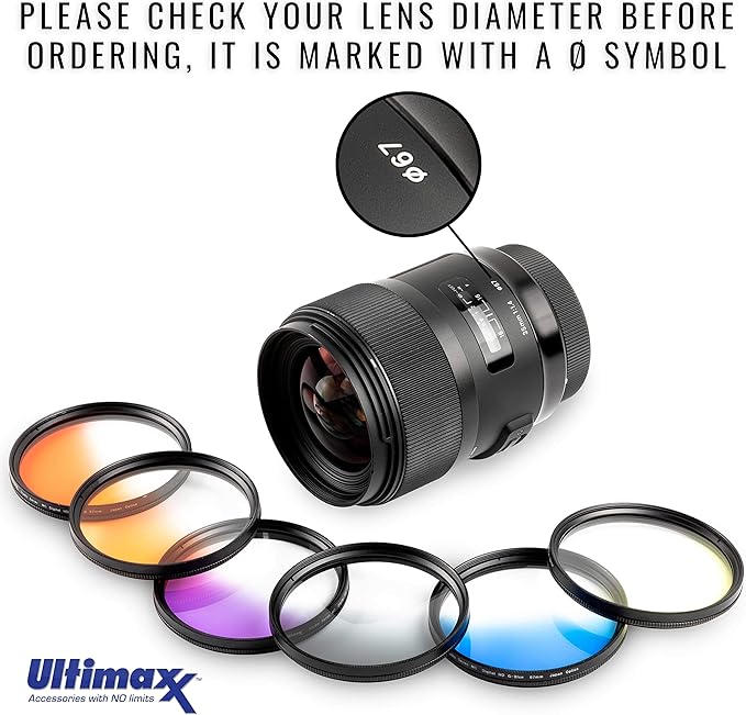 82MM Ultimaxx Professional Six Piece Gradual Color Filter Kit - Image 3