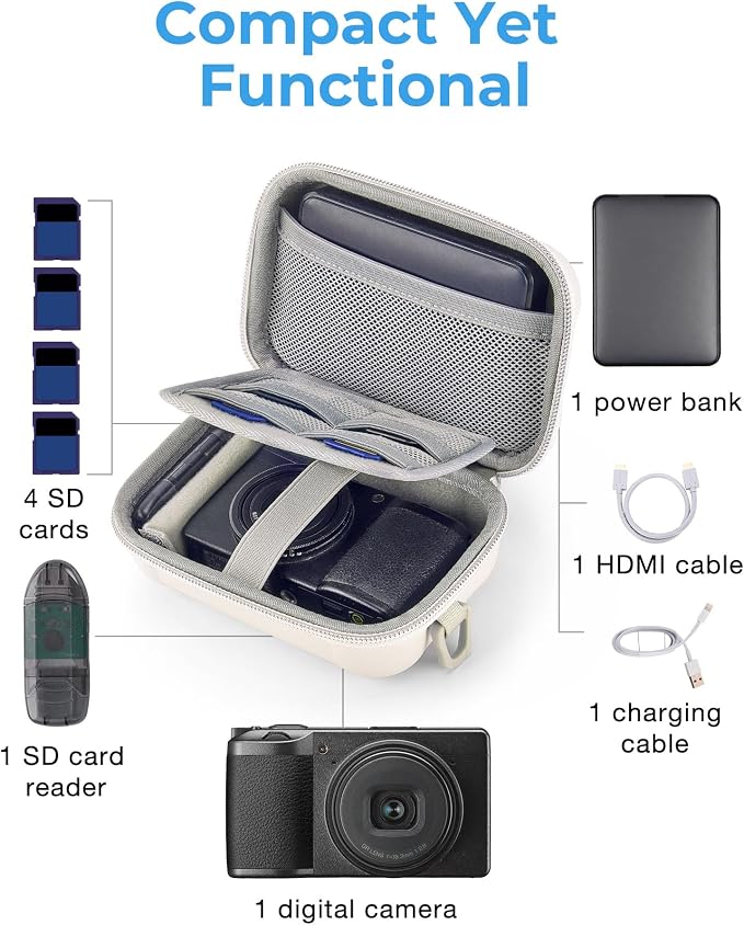 BAGSMART Digital Camera Case, Waterproof & Protective Small Camera Bag - Image 4