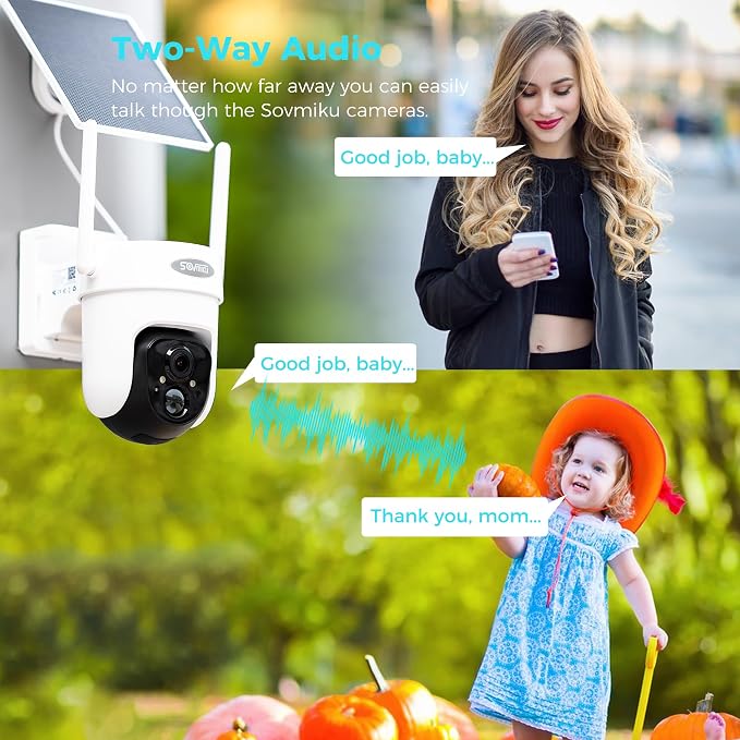 Vicohome 2CQ4G 2K AI Solar Security Camera Wireless Outdoor, Battery Powered Cam - Image 6