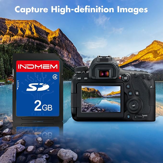 INDMEM SD Card 2GB Class 4 Flash Memory Card 2G SLC Stanard Secure Digital Cards - Image 7