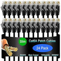 Cat6a Slim Ethernet Patch Cable 0.5 ft, Cat6a Patch Cable by Lysymixs