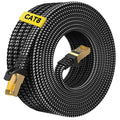 ARISKEEN Cat 8 Ethernet Cable 30 FT, Nylon Braided High Speed Cat8 Network LAN by ARISKEEN