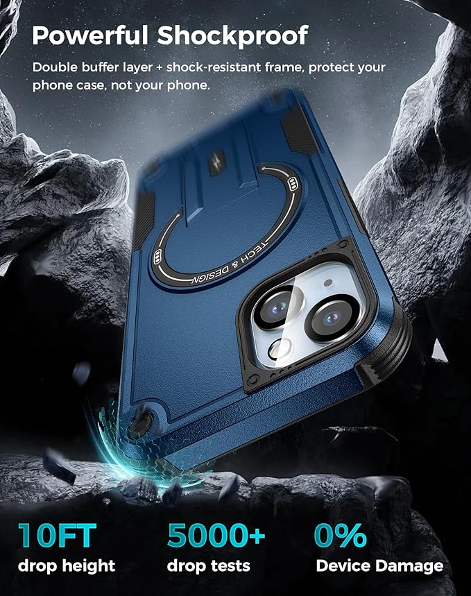 Goton for iPhone 14 Case with Privacy Tempered Glass Screen Protector & Camera - Image 4