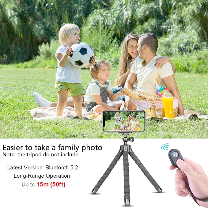 Cellphone Remote Shutter for Smartphones and Tablets, AOQIYUE Wireless Camera - Image 3