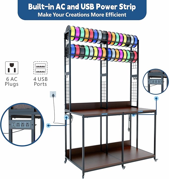 Upgraded Dual 3D Printer Stand - Image 3