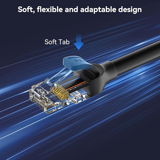 BENFEI Cat 6 Ethernet Cable 10ft, 250MHz 10Gbps Network Cable, RJ45 LAN Cable - Image 4