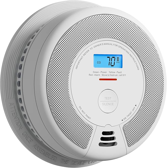 X-Sense Interconnected Smoke and Carbon Monoxide Detector 10-Year Battery by X-Sense