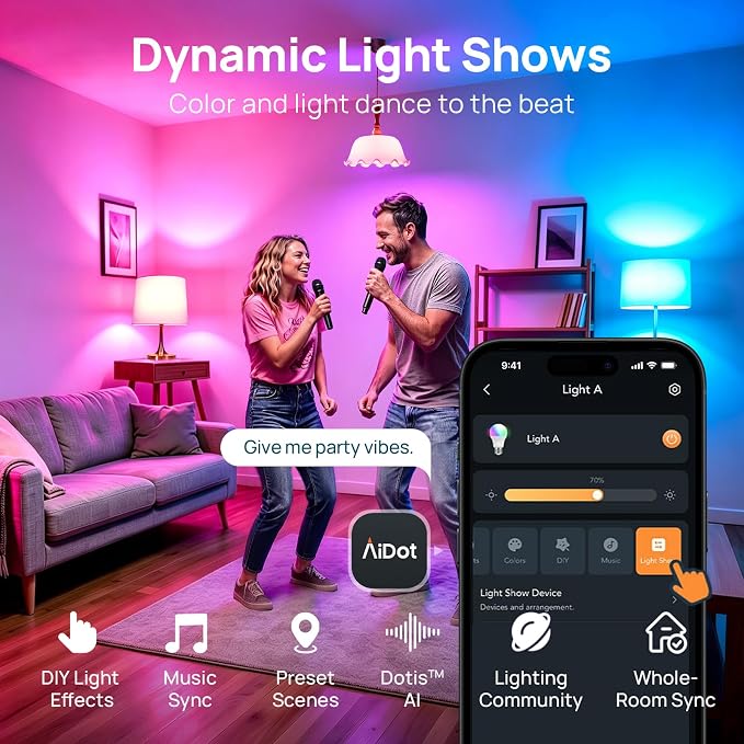 Linkind WiFi Smart Light Bulbs, Alexa Light Bulb Work - Image 2