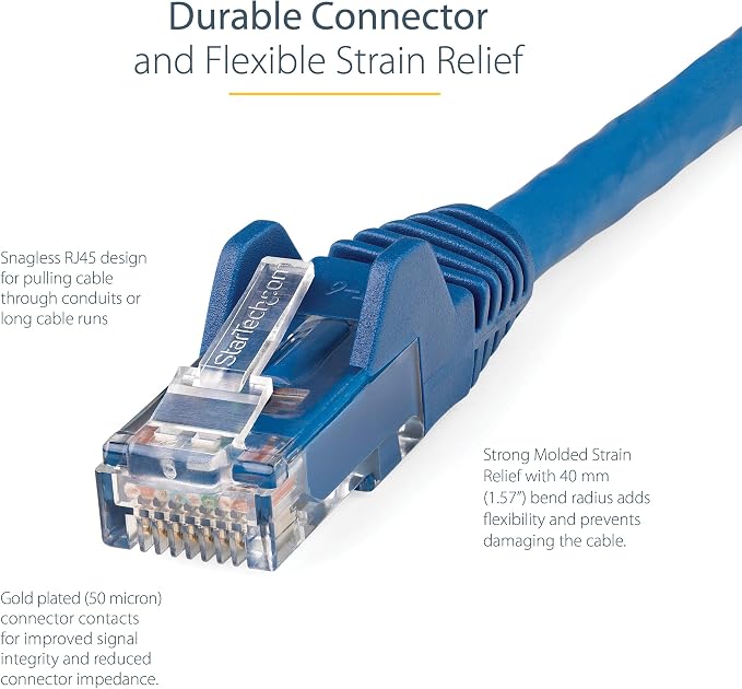 StarTech.com 3ft CAT6 Ethernet Cable - Image 3