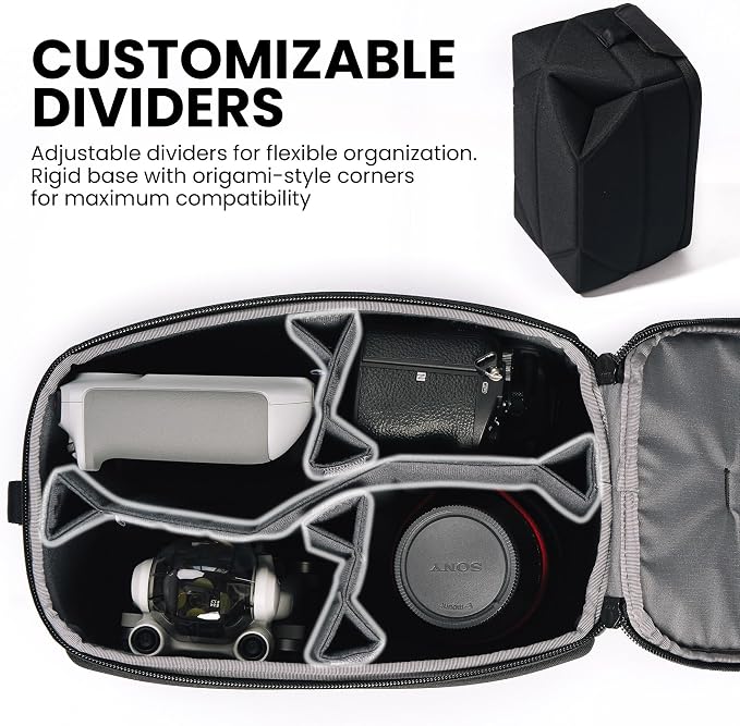 NANUK N-PVD Messenger Bag for Camera and Drone - Image 2