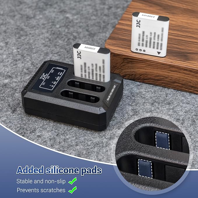 JJC NB-13L Battery Charger USB Triple Slot - Image 7