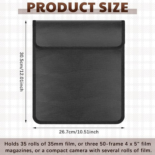 2 Pieces 711-15b Filmguard Bag Waterproof Storage Carrying Case Xray Proof Bags - Image 2