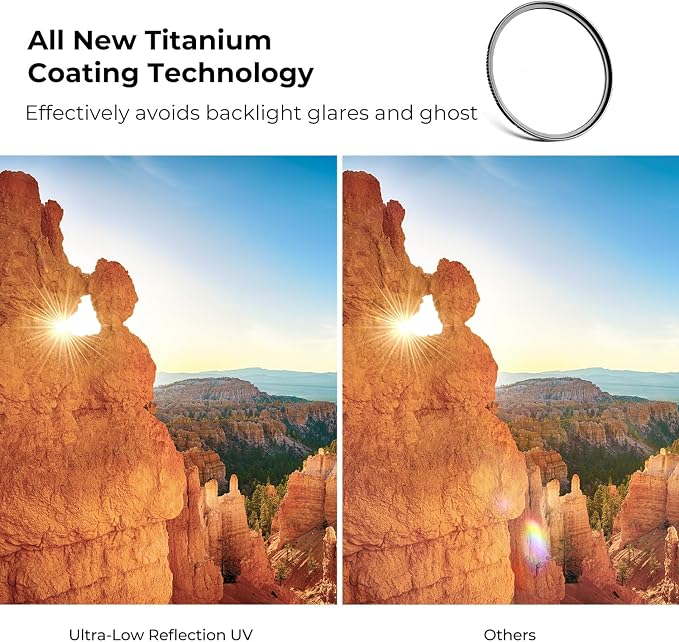 K&F CONCEPT 95mm Ultra-Low Reflectivity MCUV Lens Protection Filter 28 - Image 3
