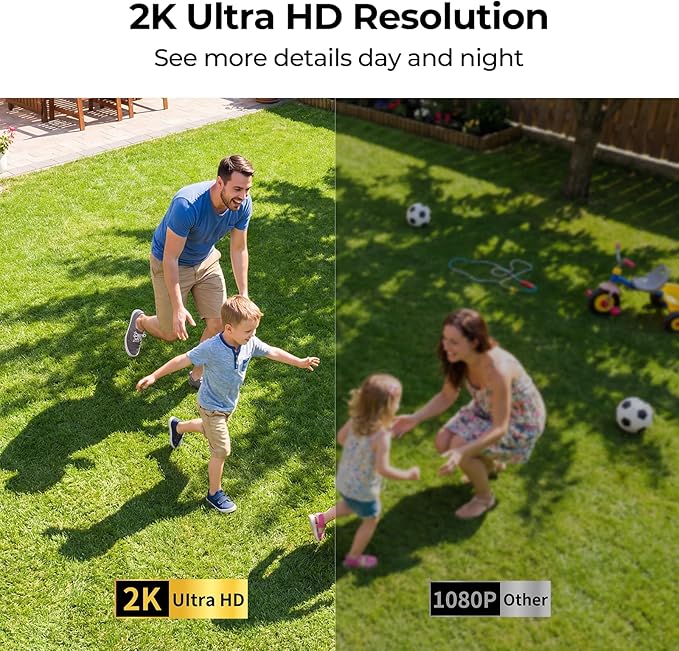 Security Cameras Wireless Outdoor 2K WiFi Wireless Camera Battery Powered - Image 3