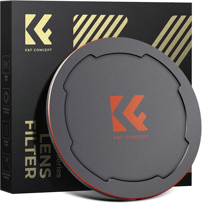 K&F CONCEPT 86mm Thread & Magnetic 2-in-1 Lens Filter Cap Only Compatible by KFCONCEPT
