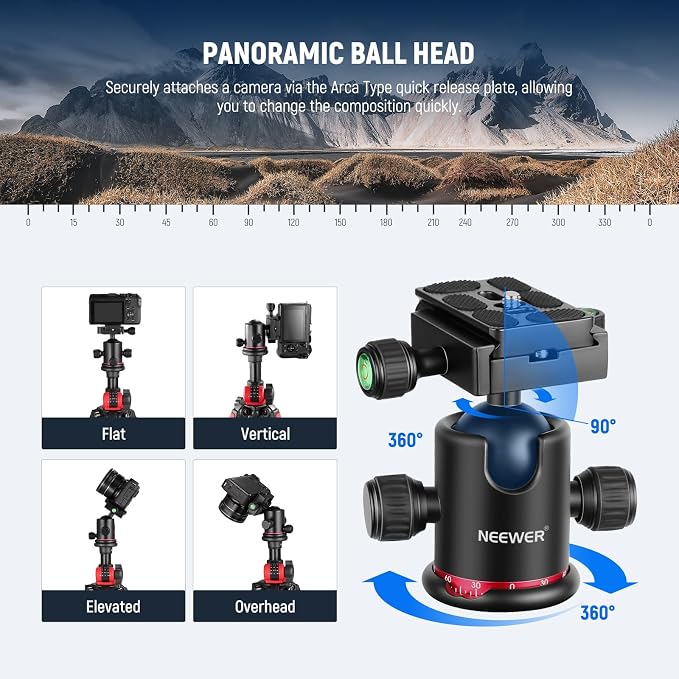 NEEWER 79 inch Camera Tripod Monopod - Image 4