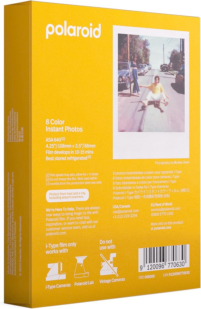 Polaroid Instant Color Film for i-Type Cameras 3 Pack, 24 Photos, Works - Image 3