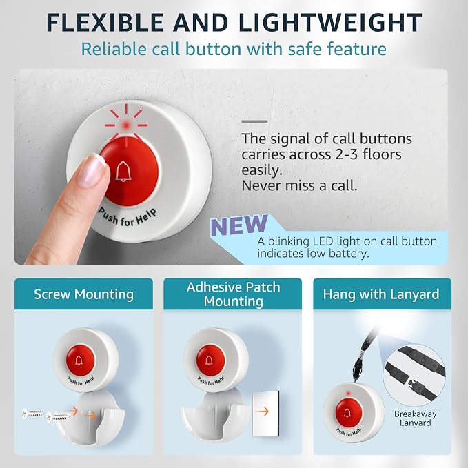 Caregiver Pager Wireless Call Buttons - Image 3