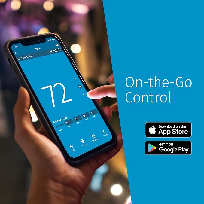 Sensi Lite Smart Thermostat, Programmable, Easy DIY, Works - Image 11
