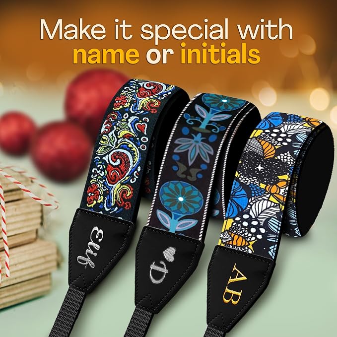 Art Tribute Custom Camera Strap Blue Sea - Image 5
