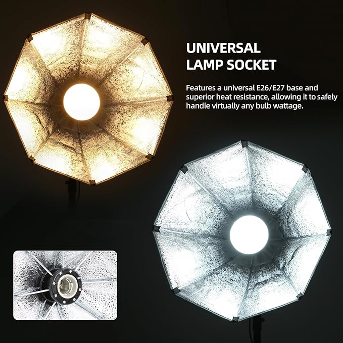 Professional Softbox Lighting Kit, Continuous Lighting - Image 3