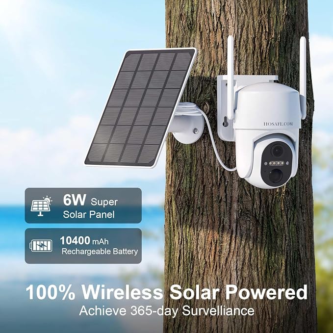 HOSAFE.COM 4G LTE Cellular Solar Security Camera Wireless Outdoor, Free Cloud - Image 4