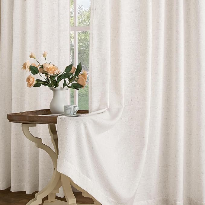Memory Trained Pinch Pleated Curtains 90 Inches Long, Viral Linen Pinch Pleat - Image 10