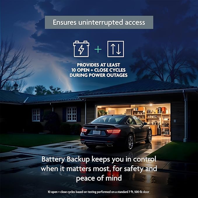Chamberlain 1-1/4 HP Belt Drive Smart Garage Door Opener - Image 4
