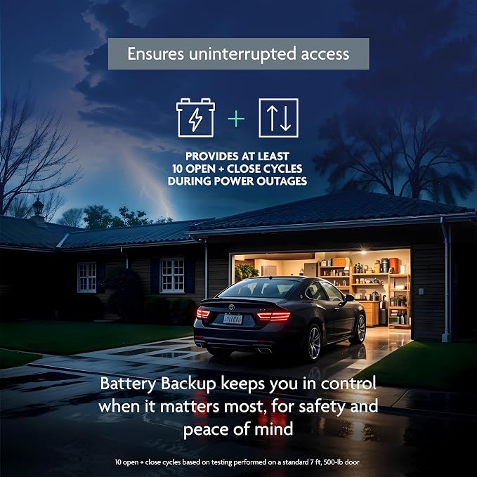 Chamberlain 3/4 HP Chain Drive Smart Garage Door Opener - Image 4