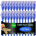 Cat6a Slim Ethernet Patch Cable 5 ft, Cat6a Patch Cable by Lysymixs