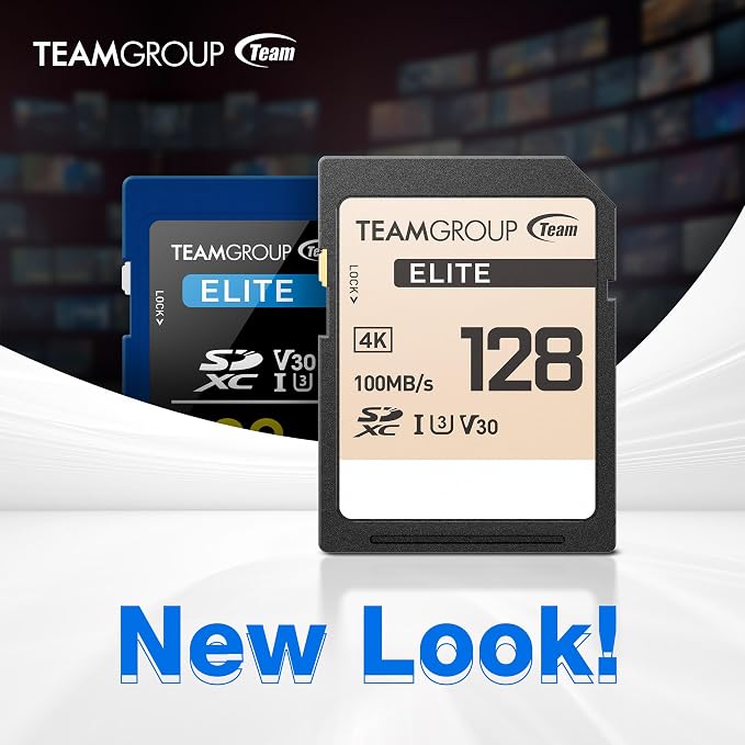 TEAMGROUP Elite 128GB UHS-I U3 V30 UHD Read Speed up to 100MB/s SDXC High Speed - Image 2