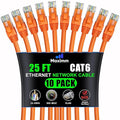 Maximm Cat 6 Ethernet Cable 25 ft by MaximmCable