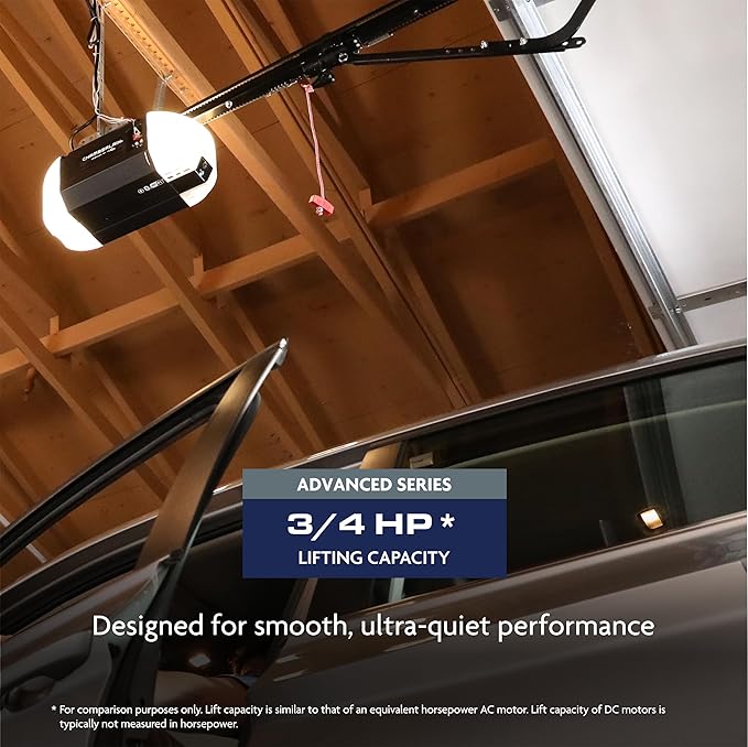 Chamberlain Garage Door Opener 3/4 HP Belt Drive myQ Garage Door Opener - Image 3